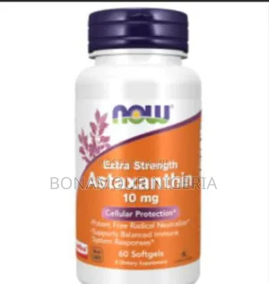 Now Extra Strength Astaxanthin 10mg X 60 Softgels