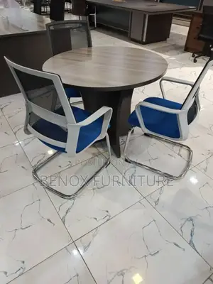 Wooden Round Meeting Table