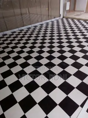 White And Black Armstrong Thick Carpet