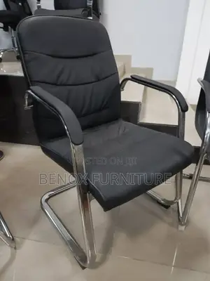 Office Leather Visitor / Conference Chair