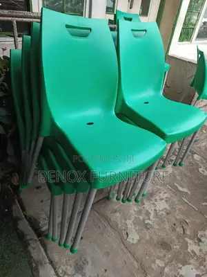 Plastic Chair With Iron Leg
