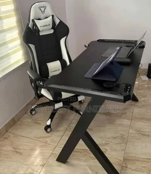 Computer Desk And Quality Executive Chair.