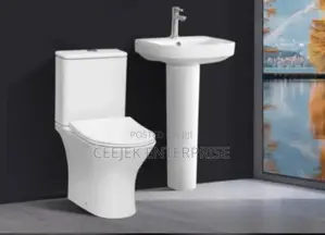 Executive White Water Closet With Basin