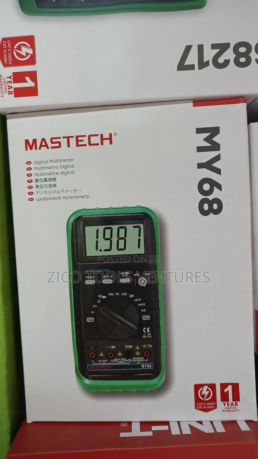 My68 Digital Multimeter Mastech