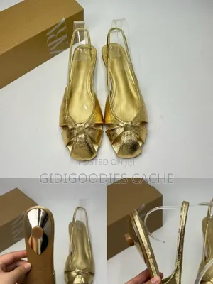Zara Low Heel Closed-Toe Sandals