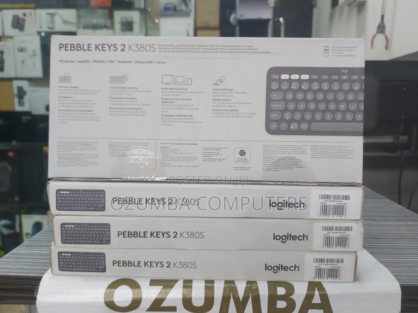 Logitech Peeble Keys 2 K380s Keyboard