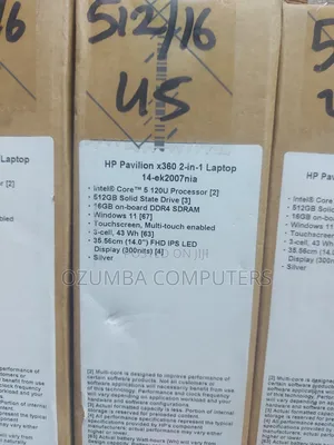 New Laptop HP Pavilion 14 X360 2-in-1 16GB Intel Core Ultra 5 SSD 512GB