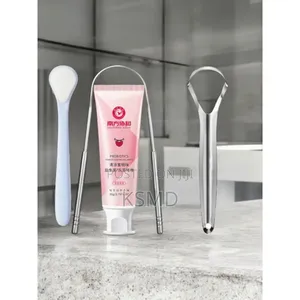 4 Pieces/Set Halitosis Bad Breath Removal, Mint Gel Tongue Cleaner