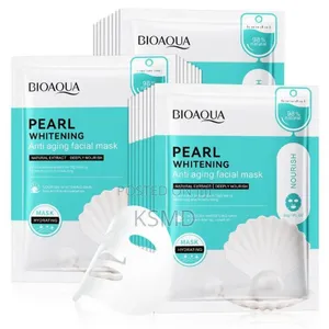 10 Pieces - Pearl Skin Radiance Sheet Face Facial Mask