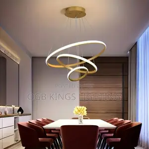 Modern Led Ceiling Chandelier Villa Living Room Bedroom Dining Room
