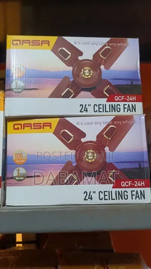 Qasa 24 Inches Short Blade Ceiling Fan