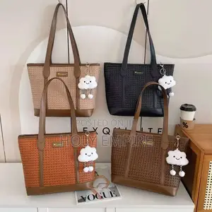 Designer Luxury Bag Simple Large Capacity Woven Leather Women's Tote