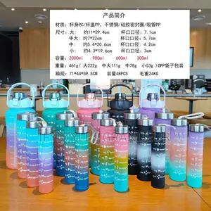4-in-1 Motivational Water Bottle