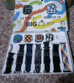I50 Suit Max Plus
2 Smart Watches 
2 Protective Cases 
7 Straps