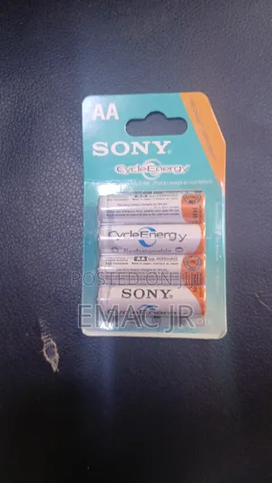 Sony Cycle Energy Aa Rechargeable Batteries.