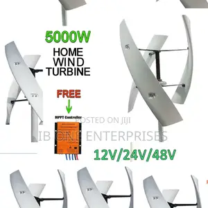Wind Energy, Redefined: 5000w 48v of Unmatched Output Vertical Turbine