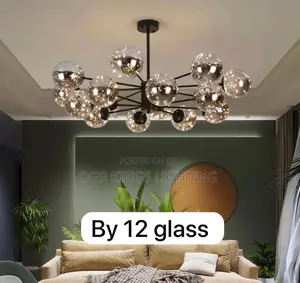 Nordic Chandeliers for Living Room Bedroom Decoration Black Luxury