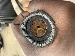 50mm 4core Nigeria Armored Cable , 50mm Armored Cable