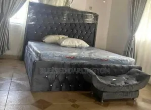 Luxury 6x6 Grey Colour Bed Frame