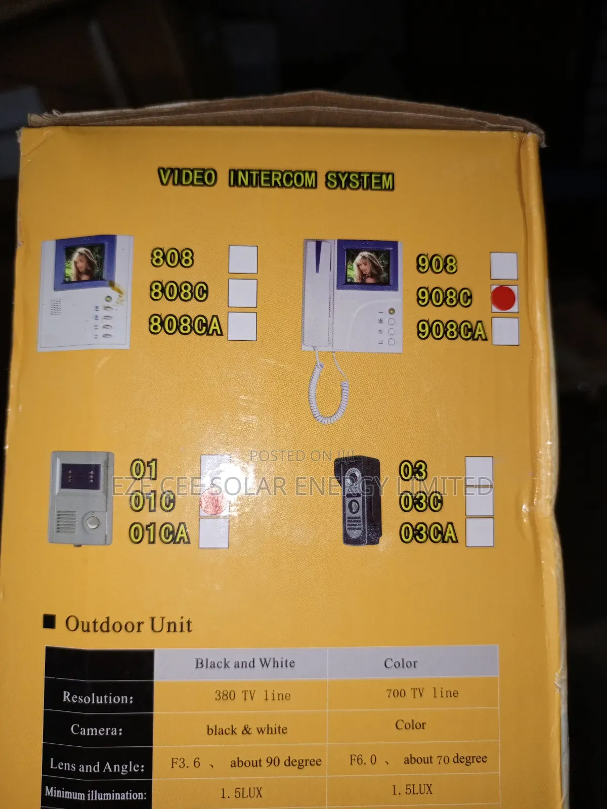 Video Intercom System (Video Door Phone)
