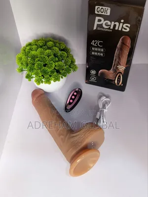 Gok Thrusting Rechargeable Penis Dildo With Remote