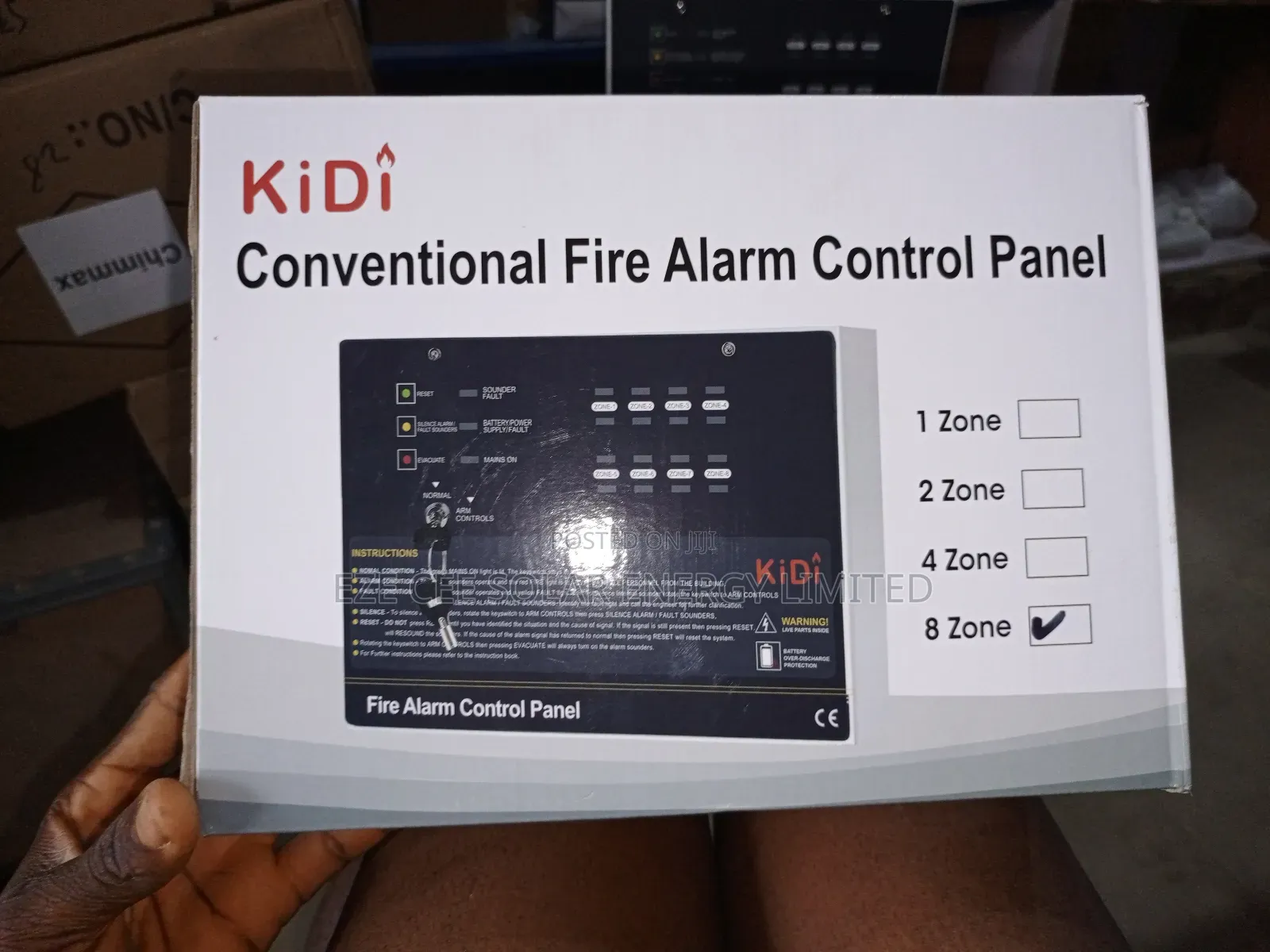 8 Zone Fire Alarm Panel
