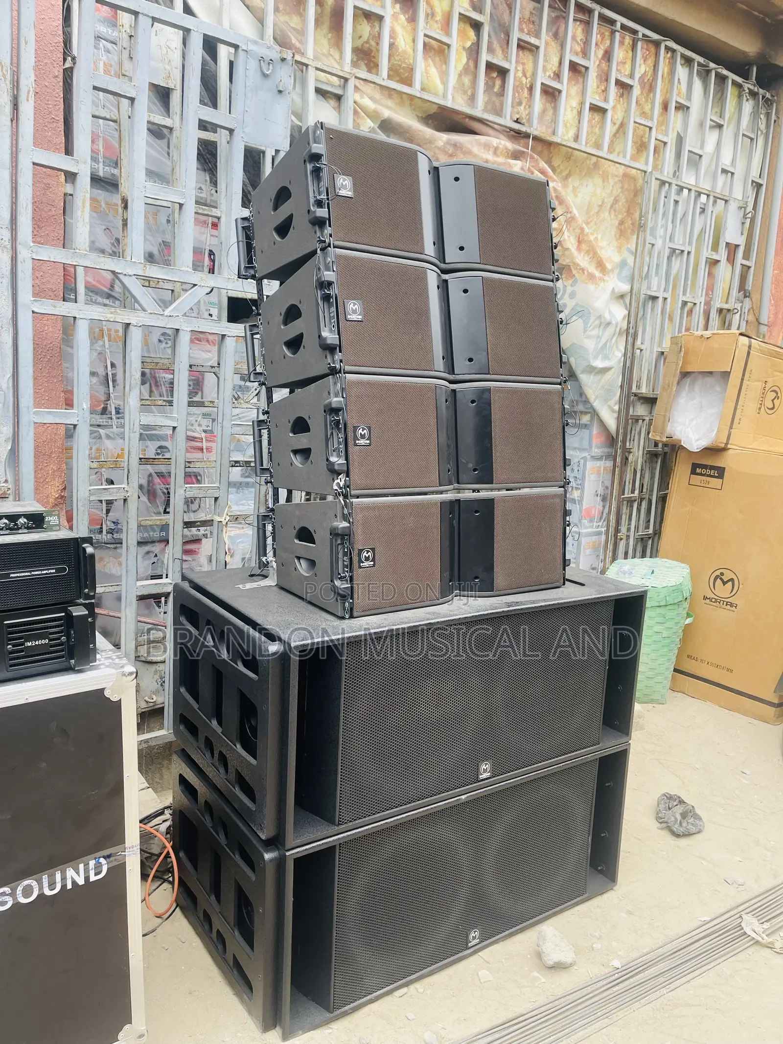 Waterproof Line Array and Heavy Duty Subwoofer