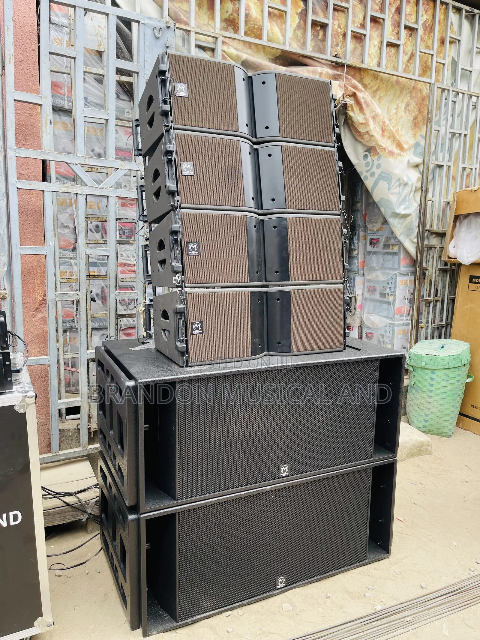 Waterproof Line Array and Heavy Duty Subwoofer