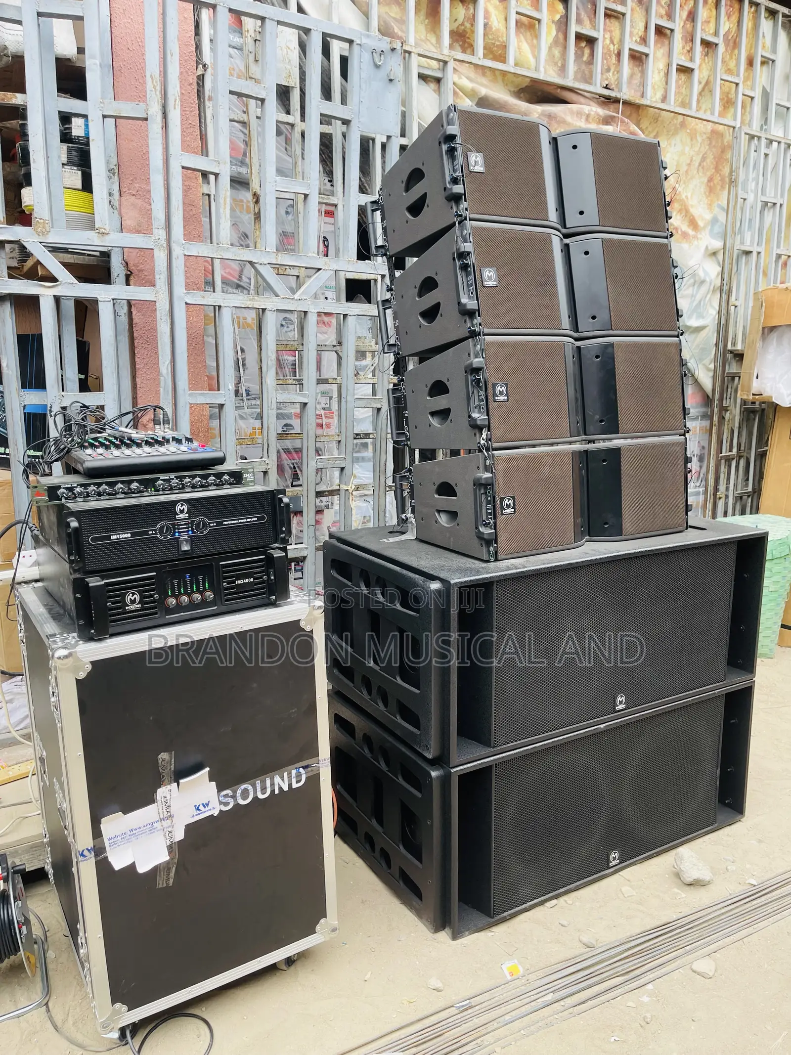 Waterproof Line Array and Heavy Duty Subwoofer