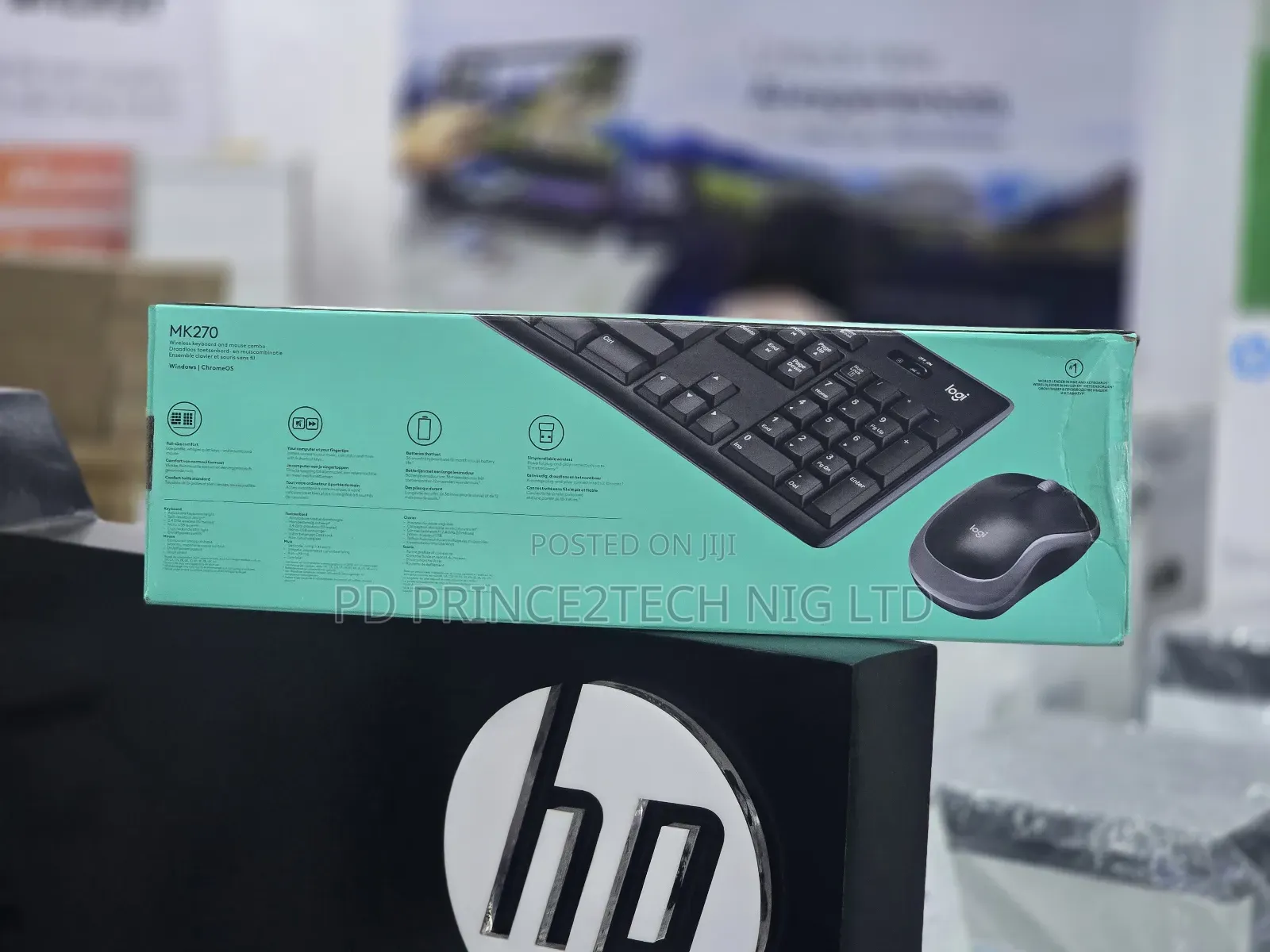 Logitech Mk 270 Wireless Keyboard Mouse (920-004509)
