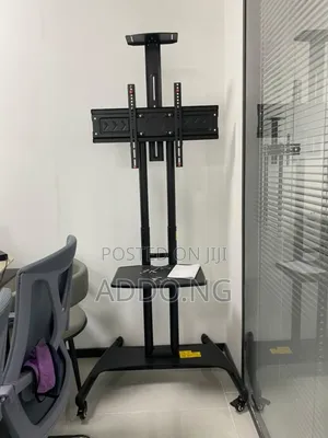 Mobile Television Holder With Wheels
