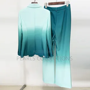 Women Green Official Suit 2pc Set