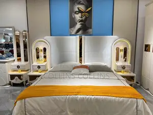 Modern Turkish Bedframe With Wardrobe and Dressing Mirror