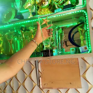 Glass Award With Trophy Star