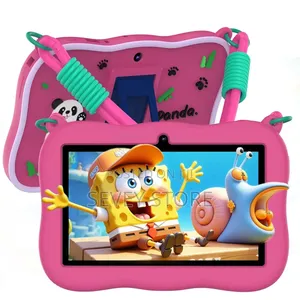 Kids Tablet With Lanyard, Android 13 With 32gb Toddler Tablet,Wifi