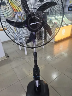 Mewe Rechargeable Standing Fan 18 Inches Blade With Free Solar Panel
