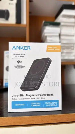 Ultra-Slim Magnetic Wireless Power Bank 10,000mah