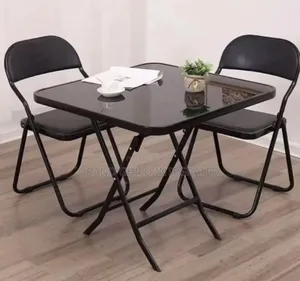 Foldable Table With Chairs for Camping and Picnics