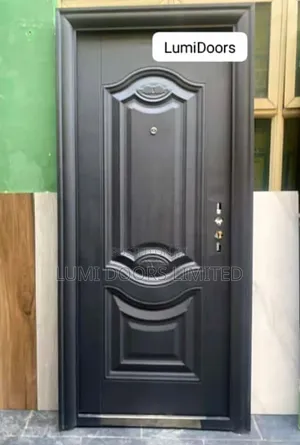Single Steel Door/ Black Back Steel Door