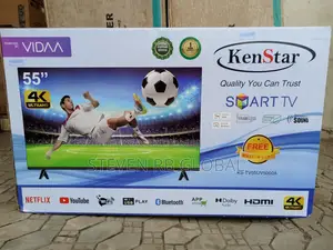 Kenstar 55" Inches Smart Frameless Uhd Tv+Free Wall Bracket