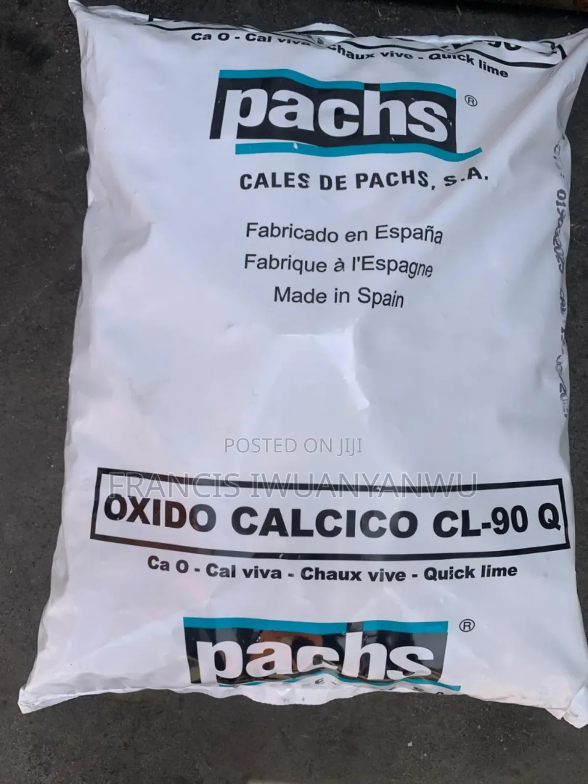 Quick Lime (Calcium Oxide) 25kg