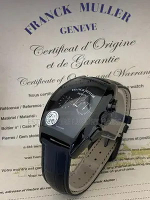 Frank Muller Chronograph Leather Strap