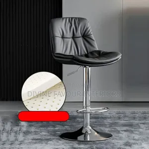Adjustable Height Bar Stool (Black)