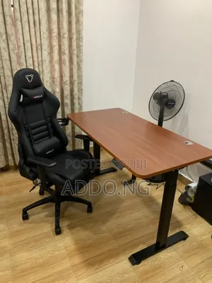 Office Electric Adjustable Desk 1.6 Meter With Furgle Gaming Chair
