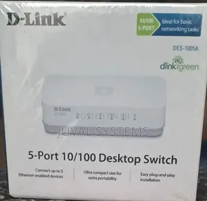 D-Link Des-1005a 5-Port 10/100 Desktop Switch