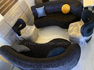 Black Bold Curved Sofa