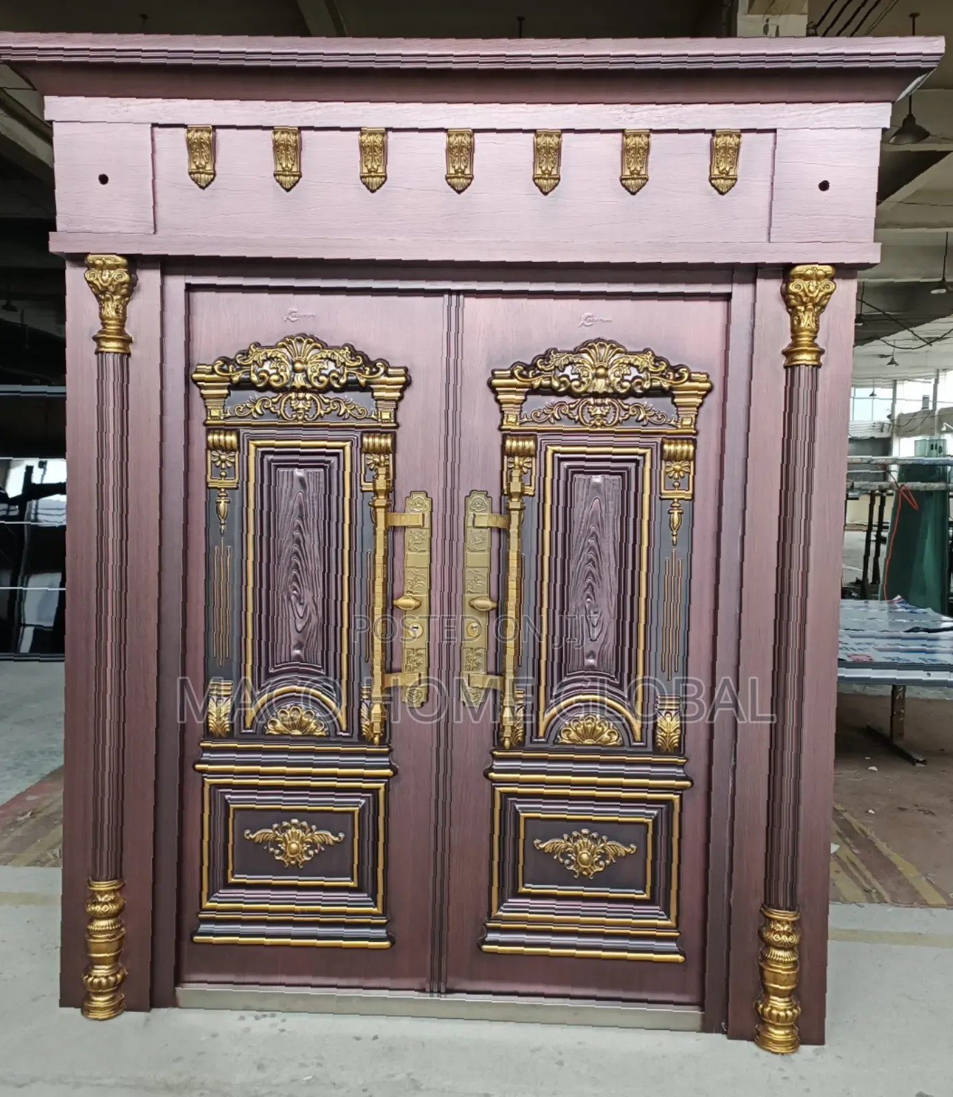5ft by 7ft. Ark Copper Security Door