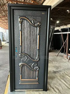 High Quality Security 3ft by 8ft German Cast Door. (652kg)