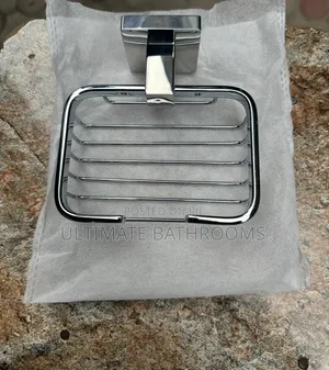 Square Base Chrome Wall Mounted Soap Basket