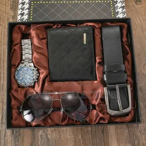 Silver and Gold Watch Gift Set for Men